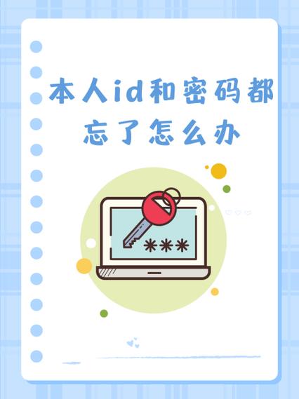 本人id和密码都忘了怎么办图标