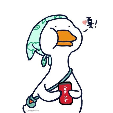 鸭子系列情侣头像 卡通