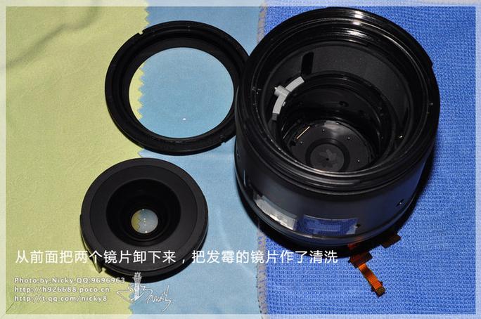 尼康D90镜头拆卸方法