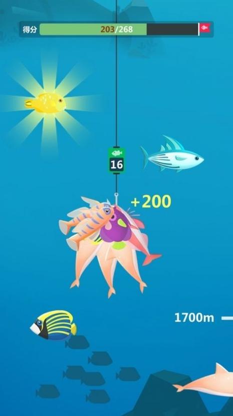 喵喵爱钓鱼红包版下载游戏截图