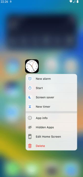仿苹果ios16启动器